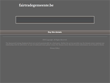 Tablet Screenshot of fairtradegemeente.be